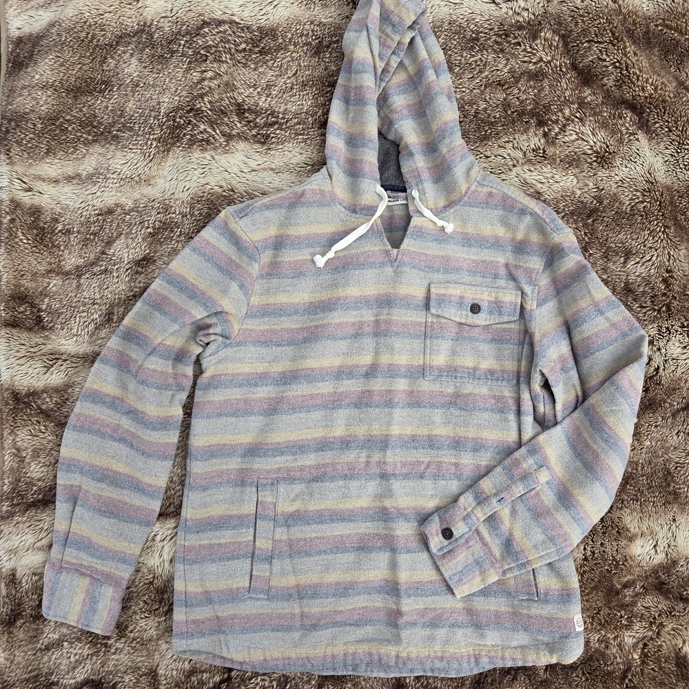 Marine Layer Hoodie – Boho Surf Pullover with Pastel Beachcore Coastal Vibes